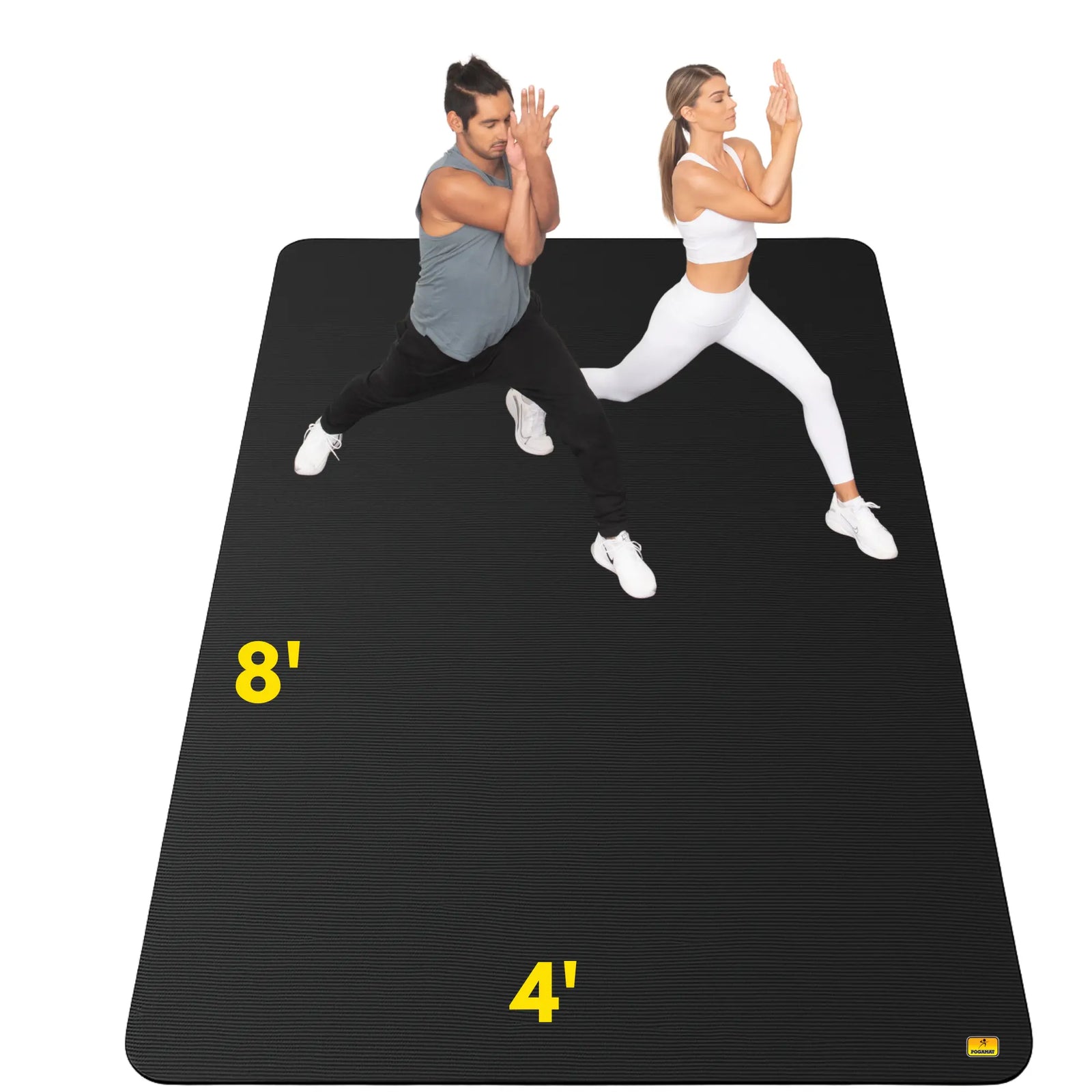 8' x 4' x 1/4" Exercise Mat - (32 Square Feet) Pogamat