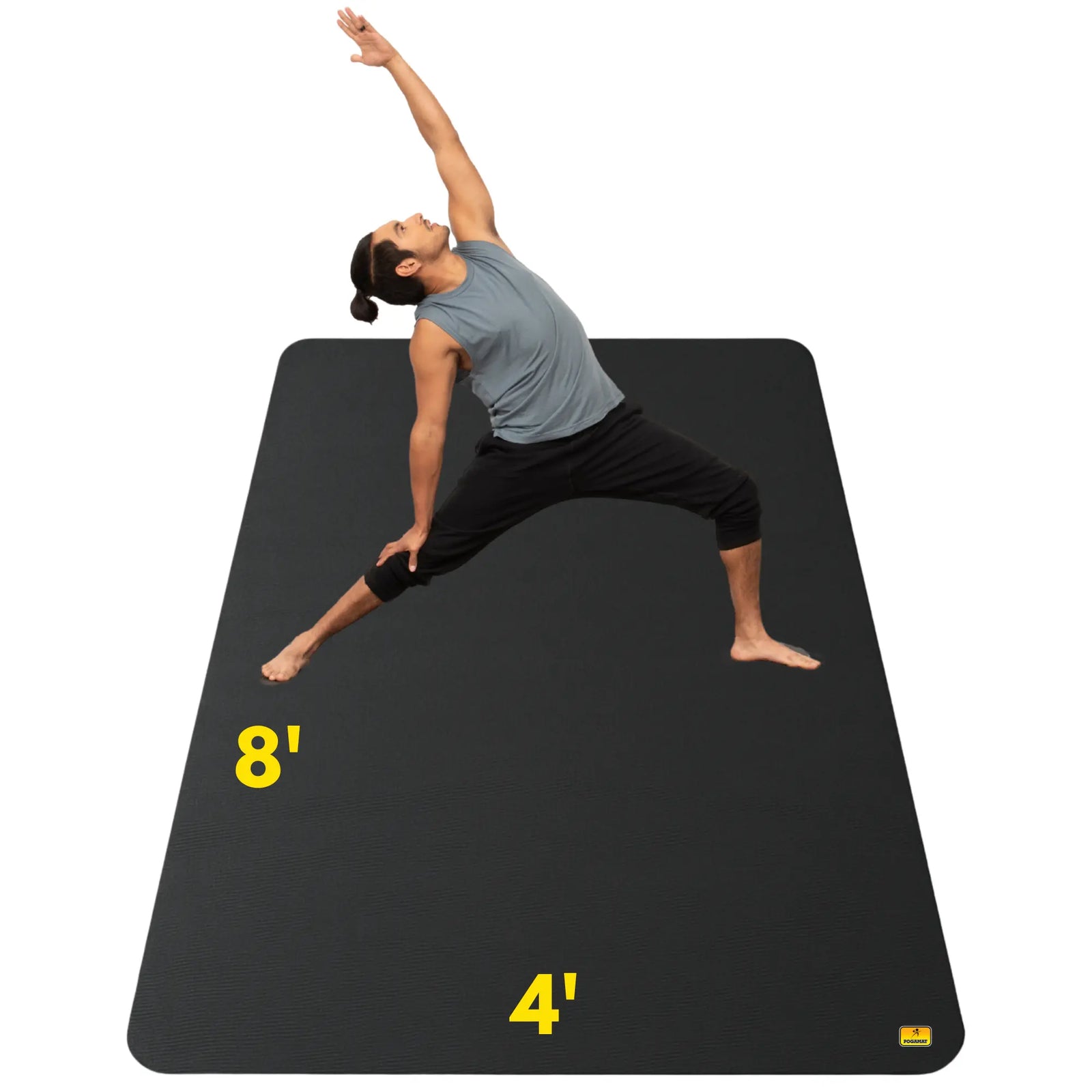 8' x 4' x 8mm Yoga Mat - (32 Square Feet) Pogamat